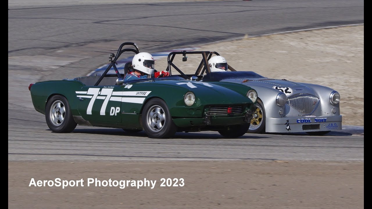 Triumph Spitfire VS Austin Healey 100M Vintage Racing