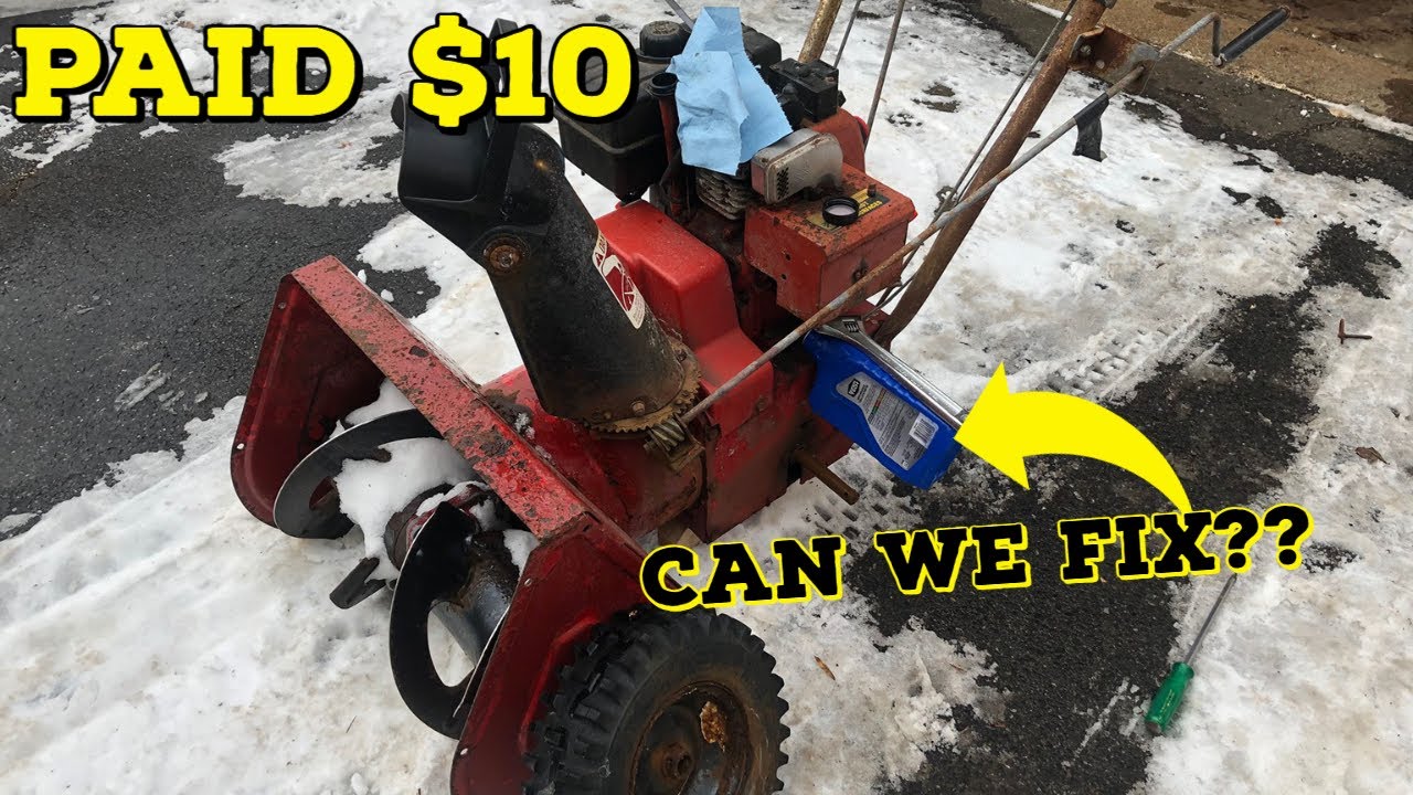 Reviving a $10 Scrap Snow Blower (Vintage 80's Toro 521)