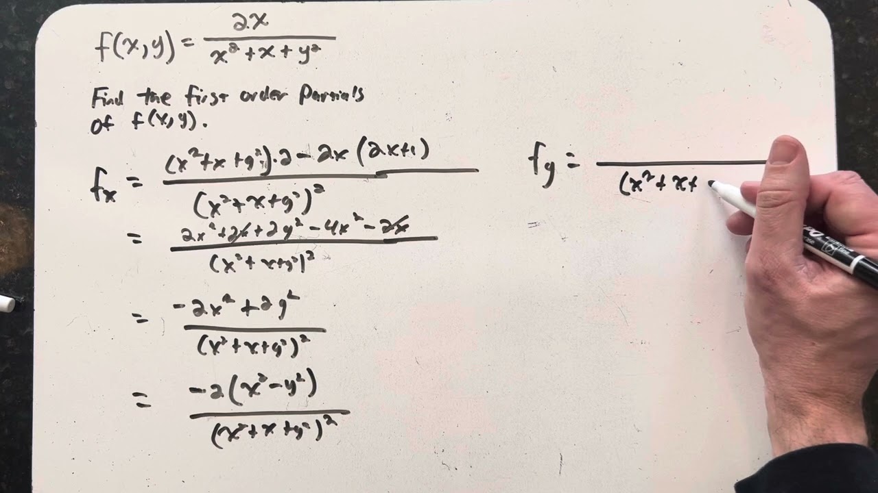 Exploring a function on 2 variables pt. 3