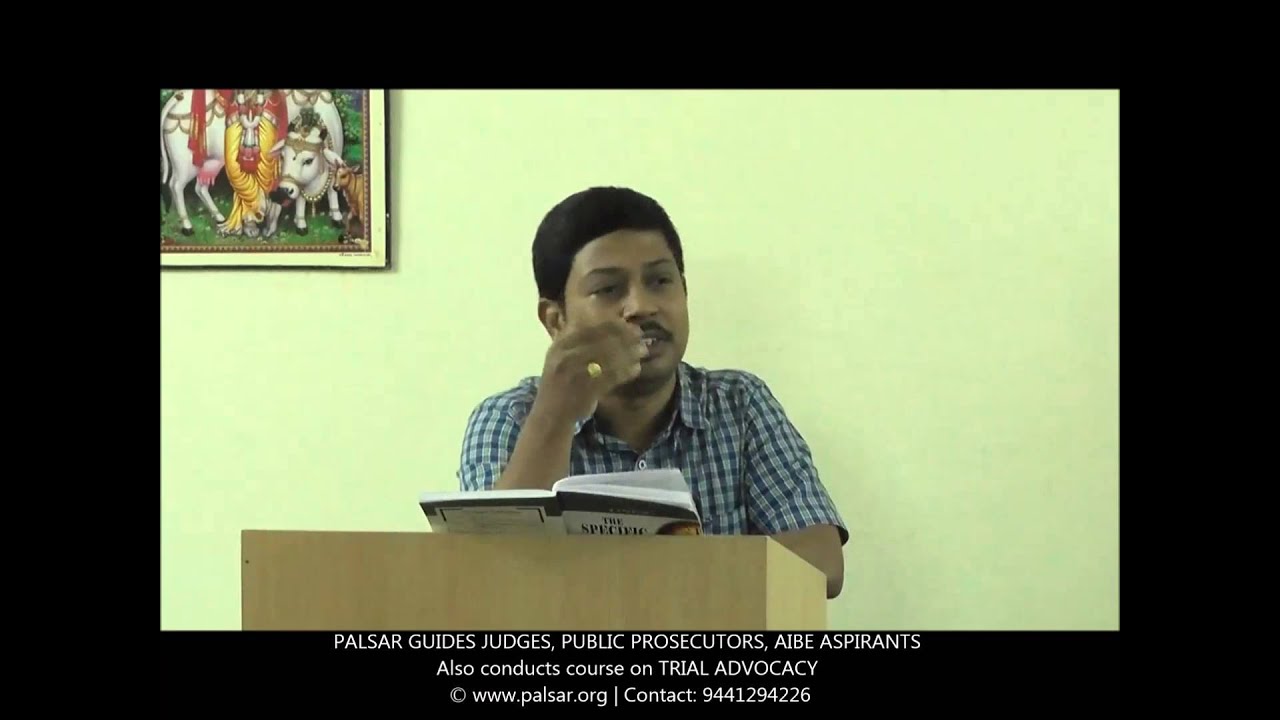 Specific Performance - By Mr. Kiran Palakurthi