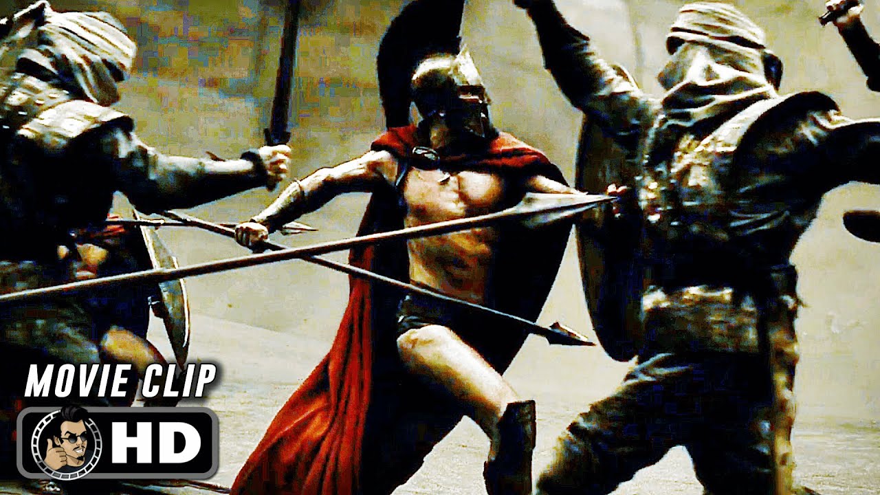 First Battle Scene | 300 (2006) Gerard Butler, Movie CLIP HD
