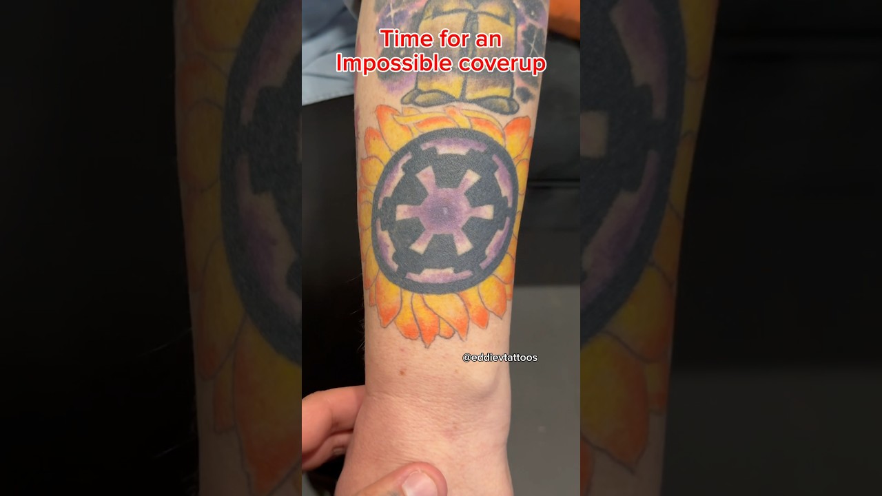 Impossible Cover up tattoo. #ink #impossible #tattoo #tattooed #starwars #darthvader