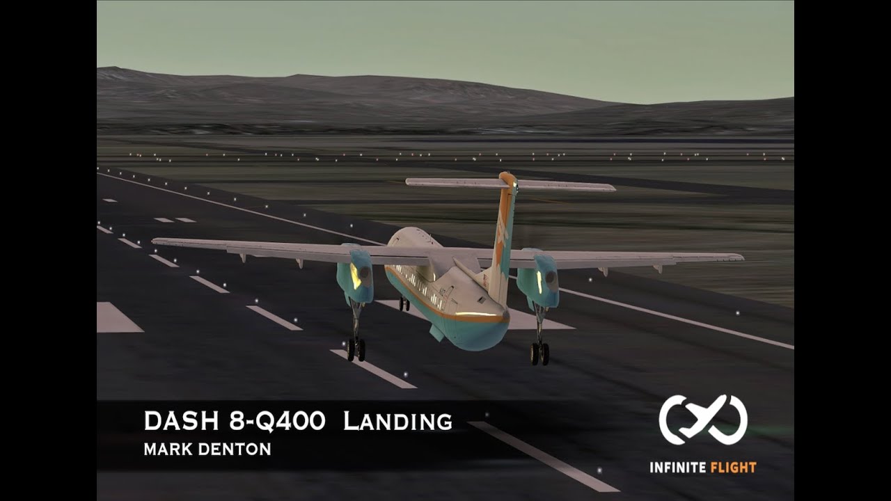Dash 8 Q400 Landing Tutorial