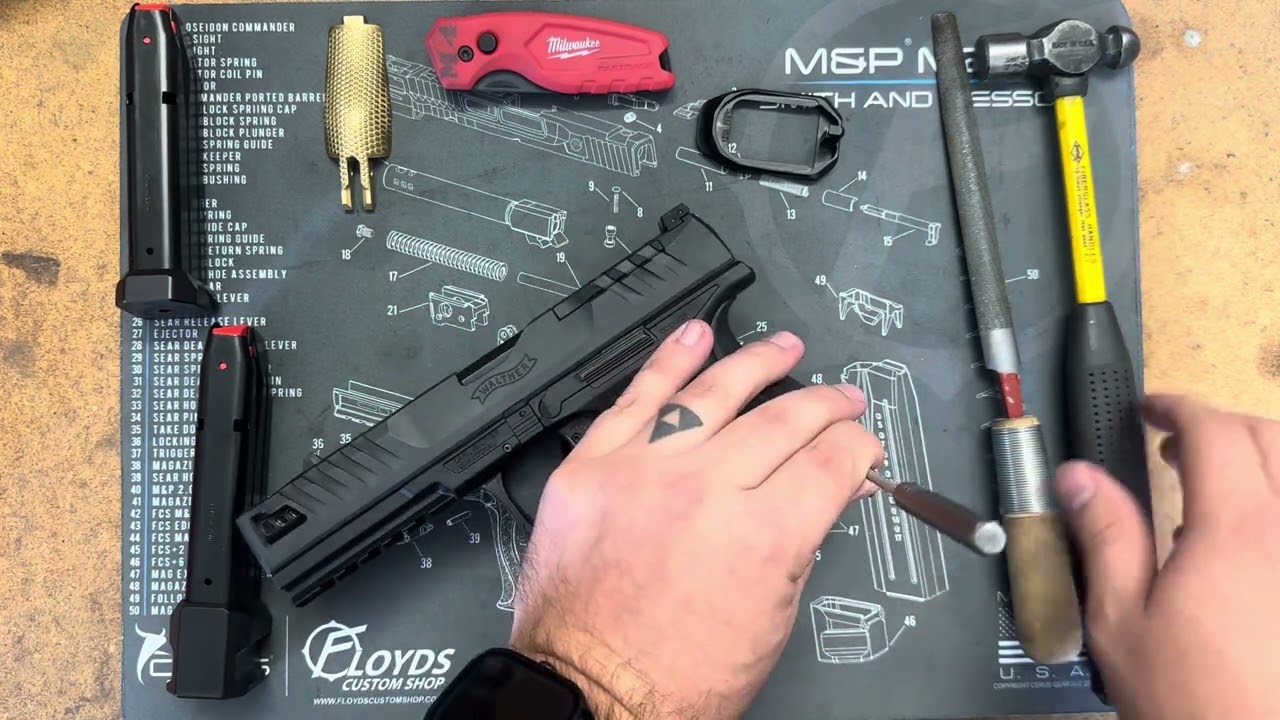 Floyds Custom Shop Whalther PDPc Magwell install.