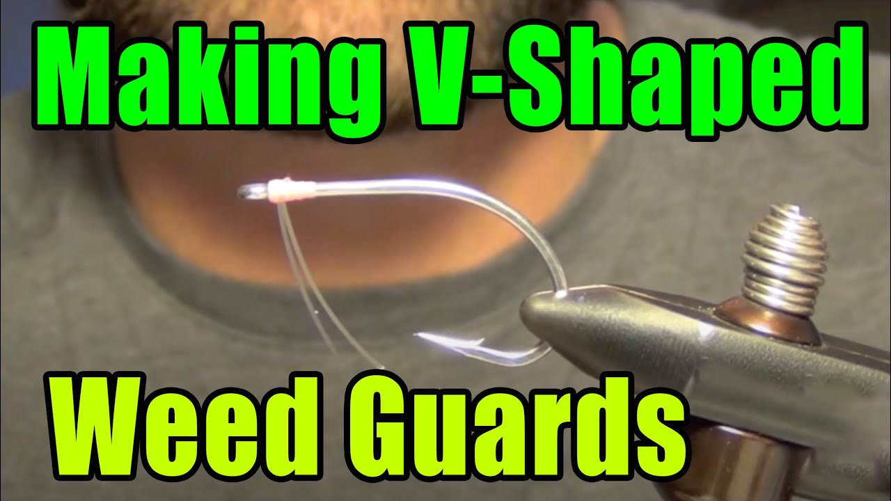 V-Shaped Mono Weed Guard - For Saltwater Bonefish Pemit Redfish Flies - Fly Tying Tips & Tricks