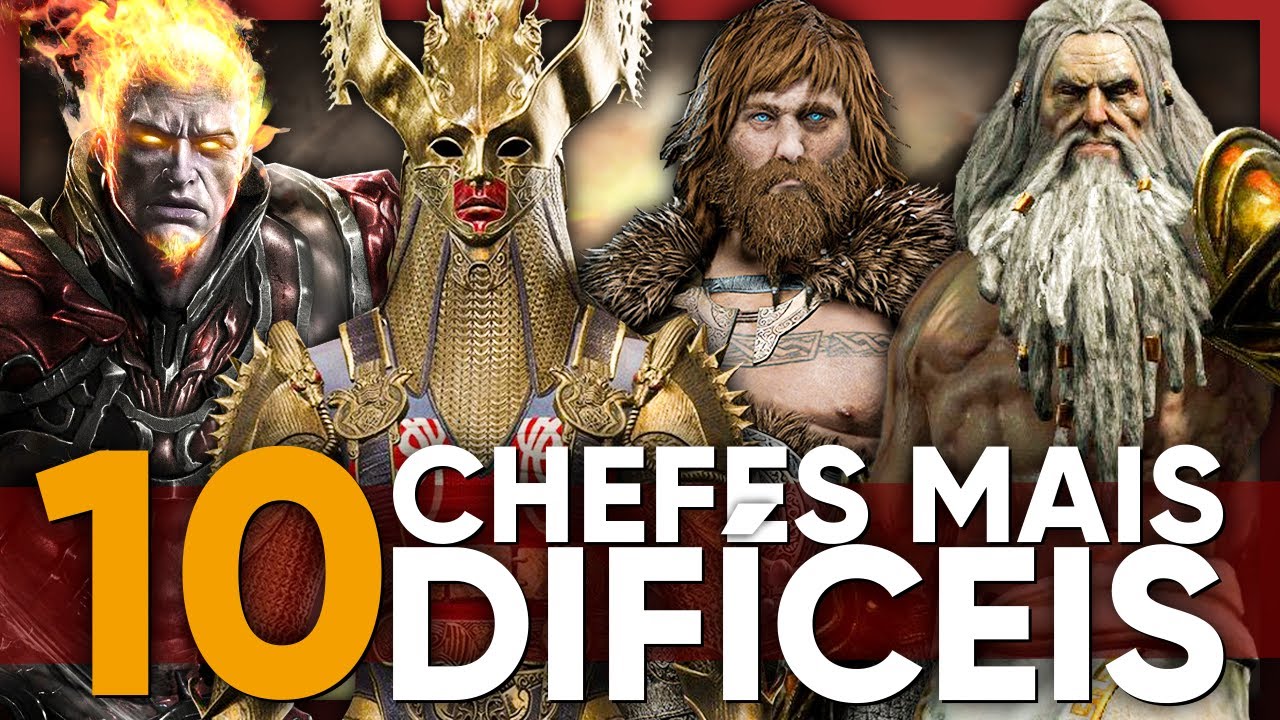 TOP 10: CHEFES MAIS DIFÍCEIS & INSANOS DE GOD OF WAR