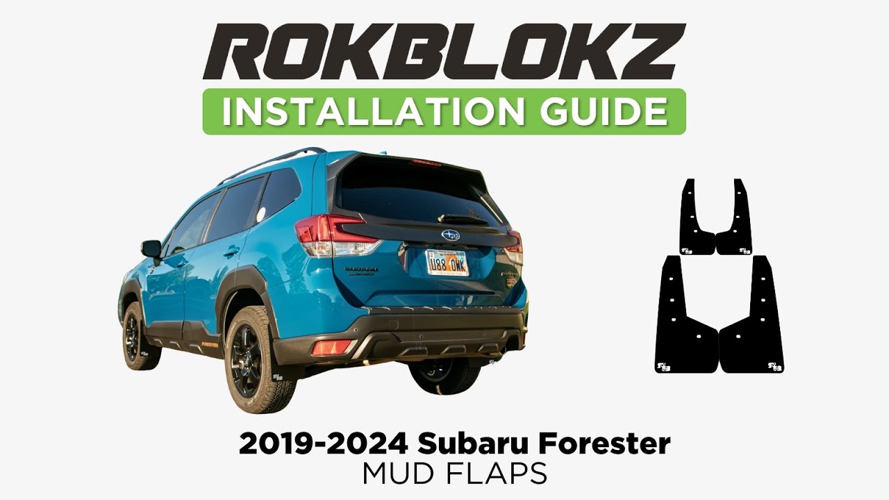 Subaru Forester 2019&ndash;2021: установка брызговиков Rokblokz