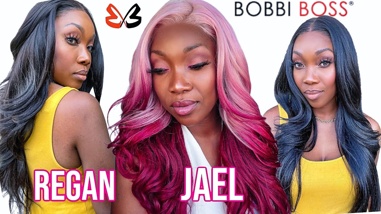 💕 Celebrity INSPIRED Synthetic Colored Wig | BOBBI BOSS JAEL & REGAN Wig Review  TTROSEMARY