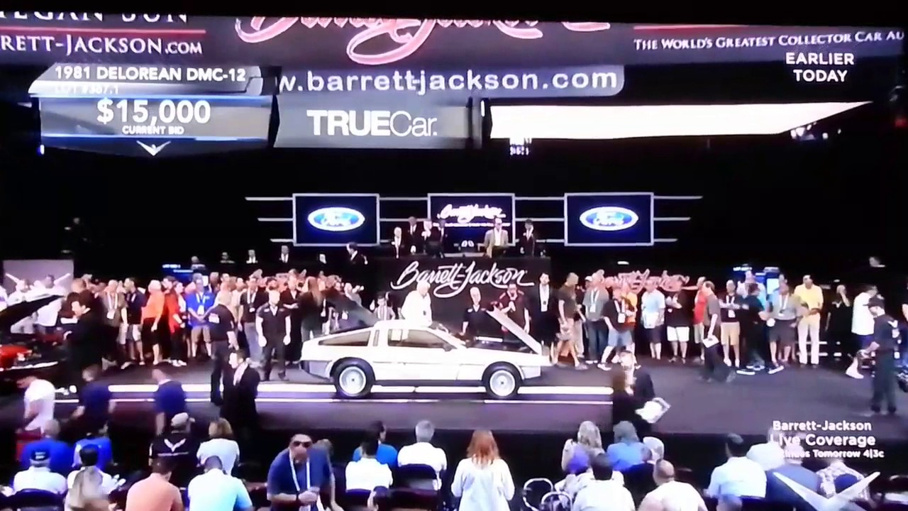 Donald Trump RULES! DELOREAN Barrett Jackson 2017