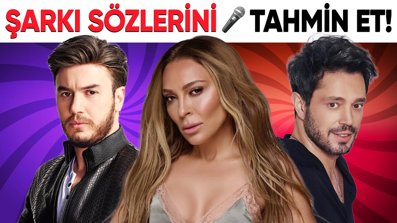 ŞARKI SÖZLERİNİ TAHMİN ET | BAKALIM SÖZLER HAFIZANDA MI? 🔥🎤
