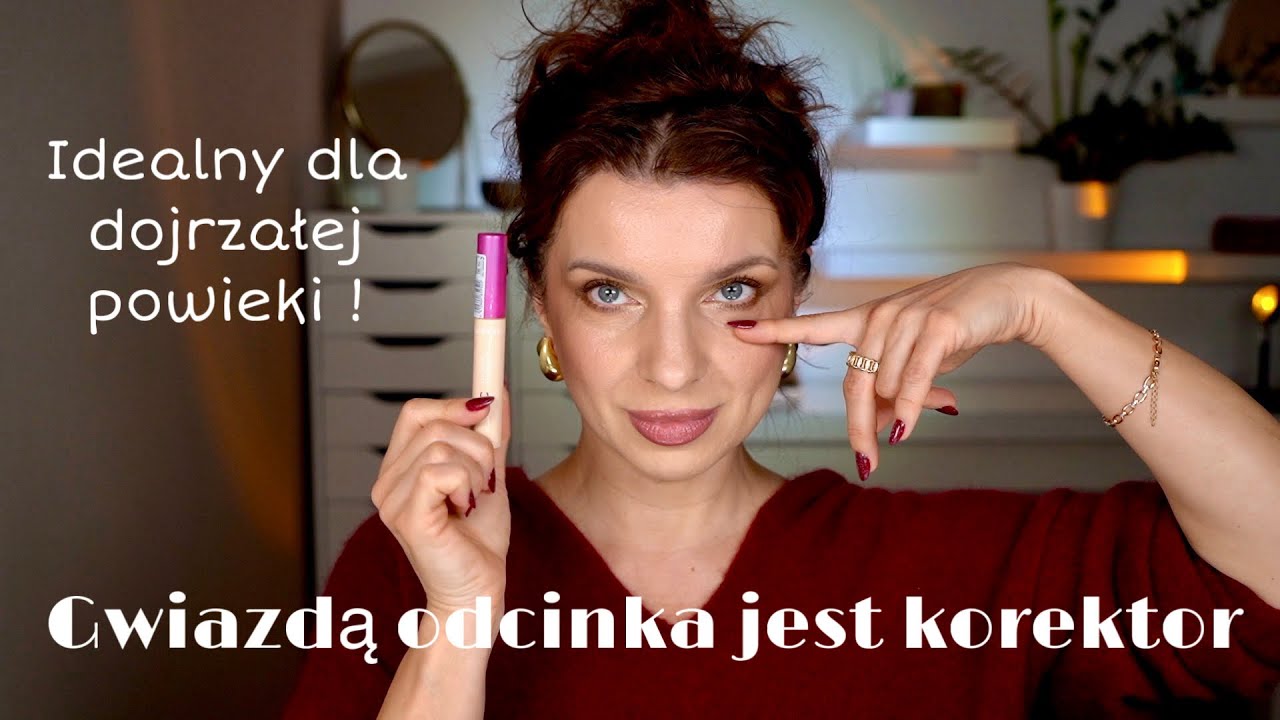 Idealny korektor dla dojrzałej powieki ! Fantastyczny podkład dla skóry 50+ 👉 makijaż krok po kroku