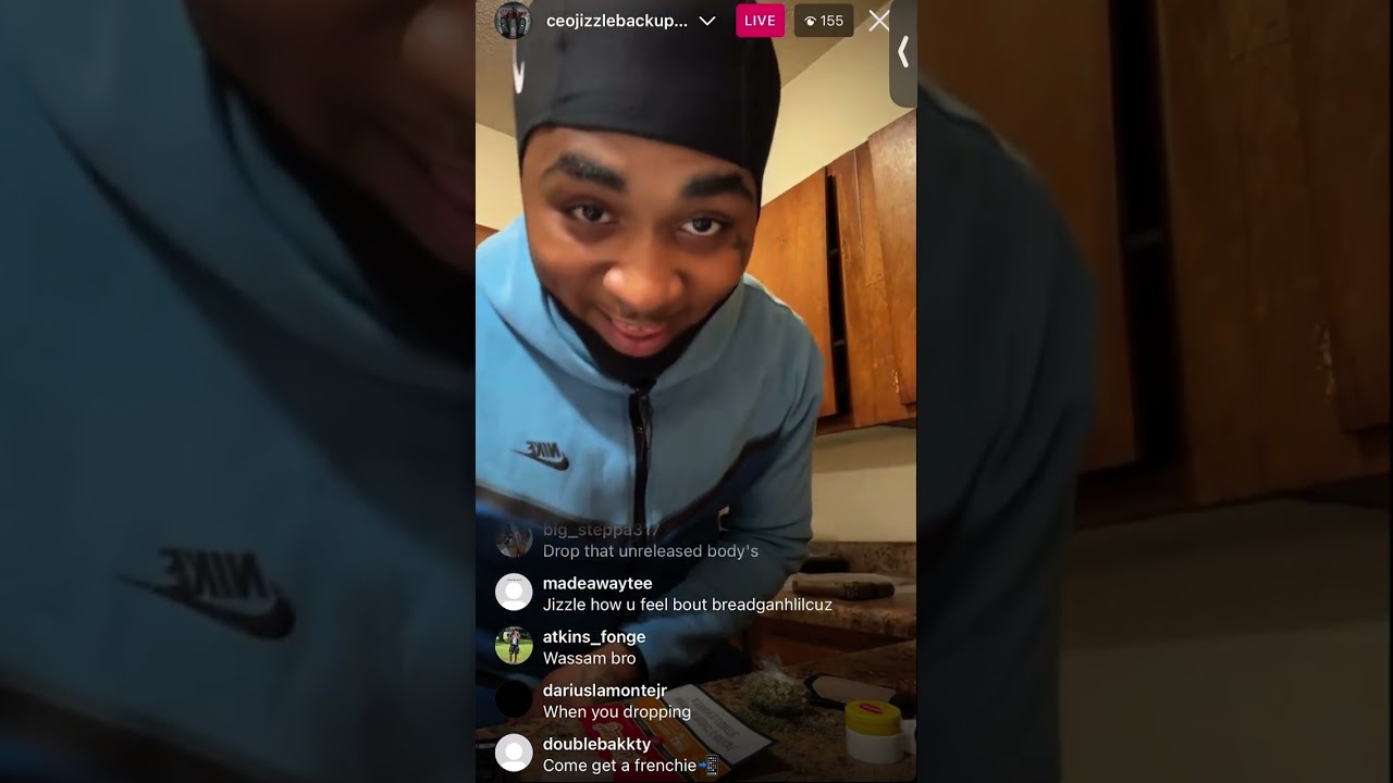 CEO Jizzle Trapping on Instagram Live