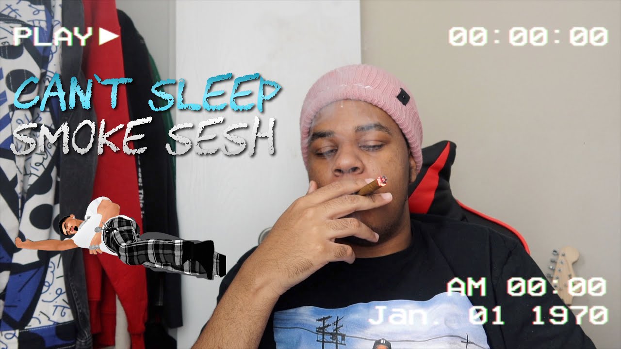 Can't Sleep Smoke Sesh... HOTBOXING My Room @2am