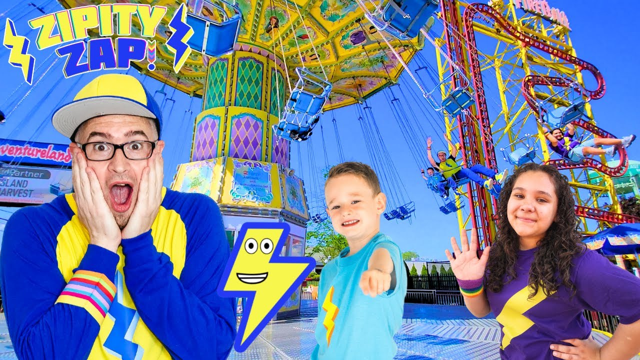 Fun Amusement Park Adventure For Kids | Scavenger Hunt, Rides, and Bravery!