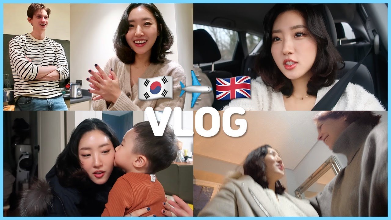 새해맞이 머리싹둑💇‍♀️ 영국일상으로 복귀, 시누이 새집구경🏠 시댁에서 티🫖 이별과 재회 [한국귀국 마지막편]