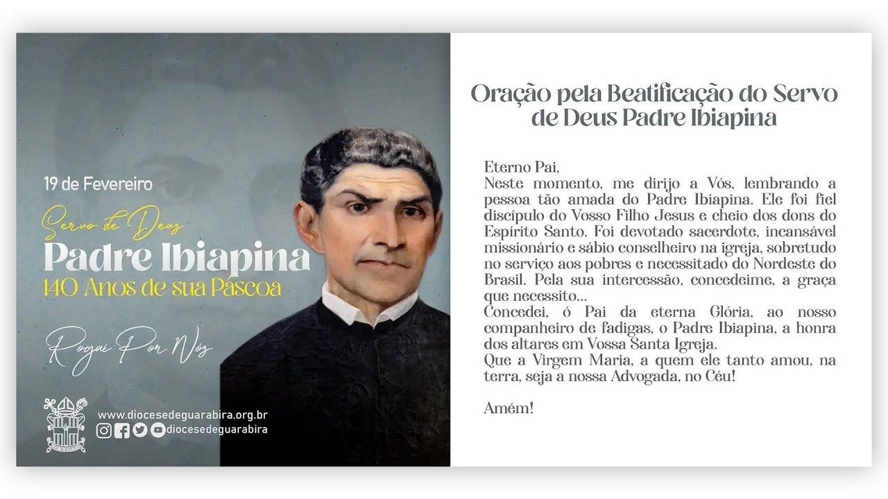 [ 16:00H ] SANTA MISSA - SANTUÁRIO MEMORIAL PE. IBIAPINA - [ 19 DE FEVEREIRO DE 2023 ]