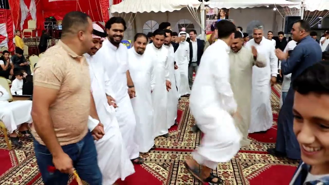 افراح المساعيد 2023_ نجوم الفن احمد القسيم_زكريا عياش_سمير المسلماني_ دبكه عالقصب حفلة احمد  السرور5