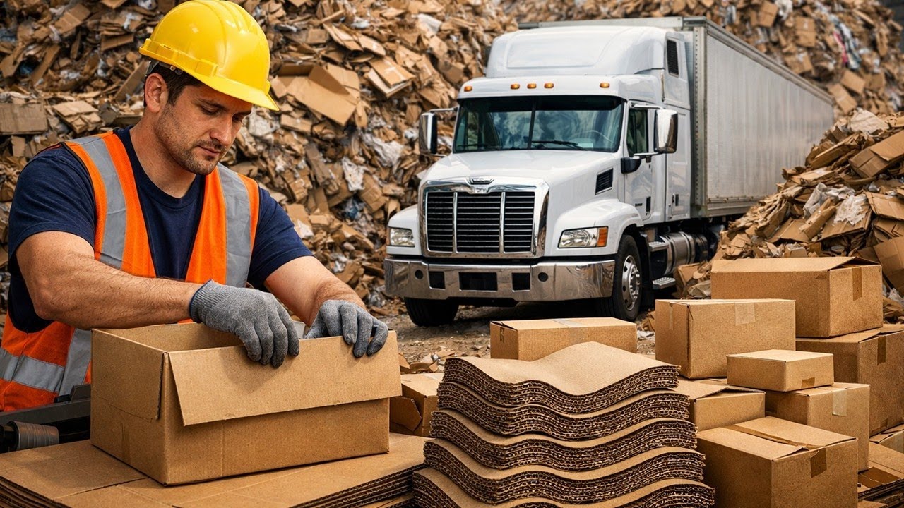 Inside Asia’s Biggest Cardboard Factory | From Scrap to Millions of Boxes Daily