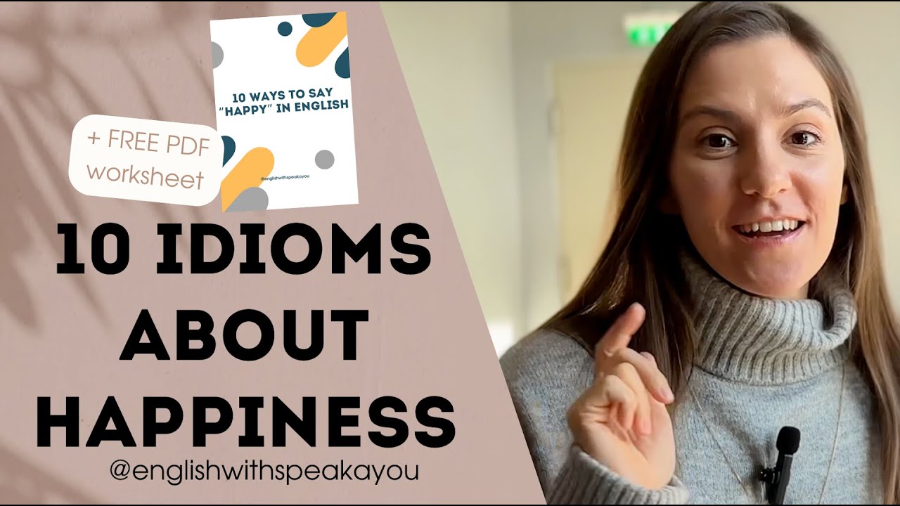10 idioms about happiness | English Speaking #englishvocabulary