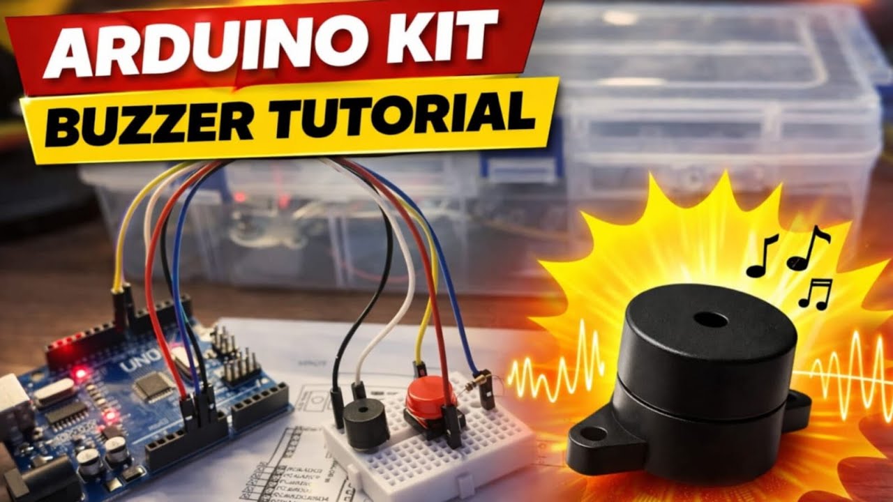 Arduino Starter Kit: Buzzer & Push Button Hardware Implementation