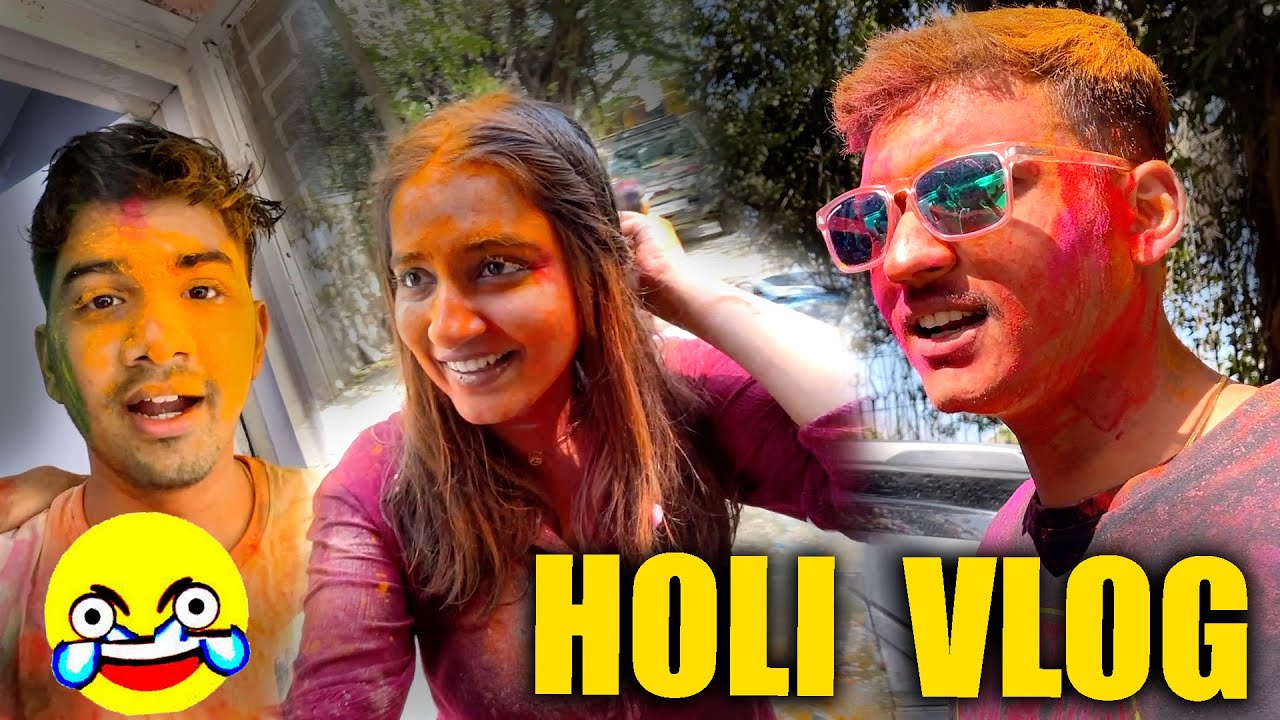 Our first Holi after marriage ♥️ | Rega ke ghar kya hua 😂