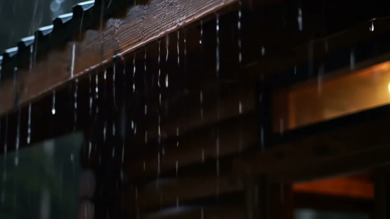 Sleep Meditation with Rainfall Background