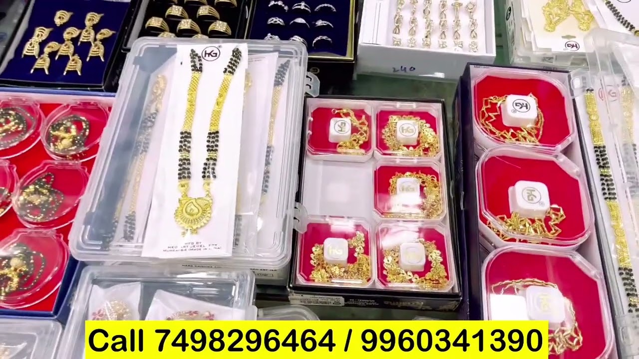 HKG Art Jewellery | Bhuleshwar Wholesale Jewellery Market | Artificial Jewellery| Manufacturing