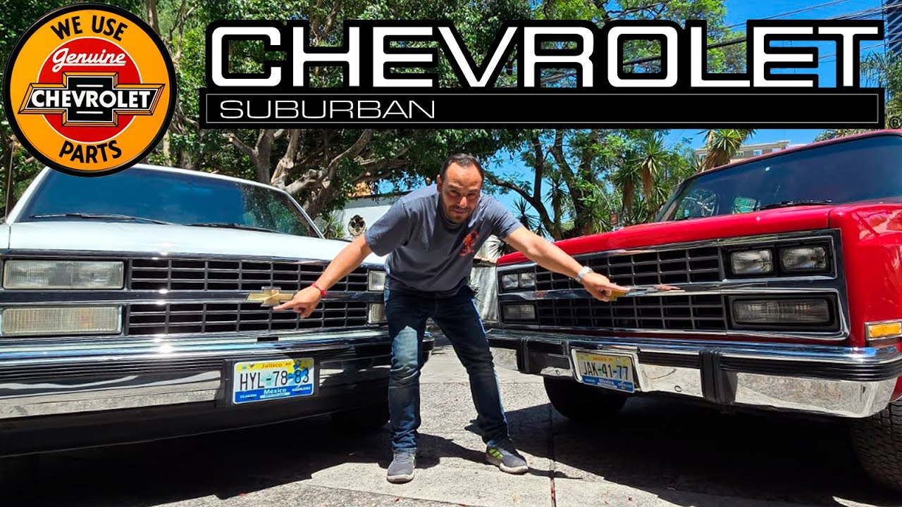 Dos Joyas de Chevrolet | Suburban 1991 & 1993 Originales, te hacen viajar al pasado.