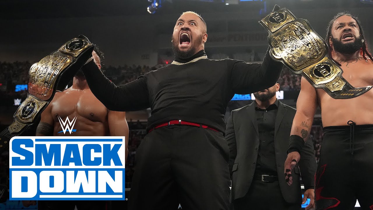 FULL MATCH: The Bloodline win the WWE Tag Team Title from #DIY: SmackDown, Aug. 2, 2024