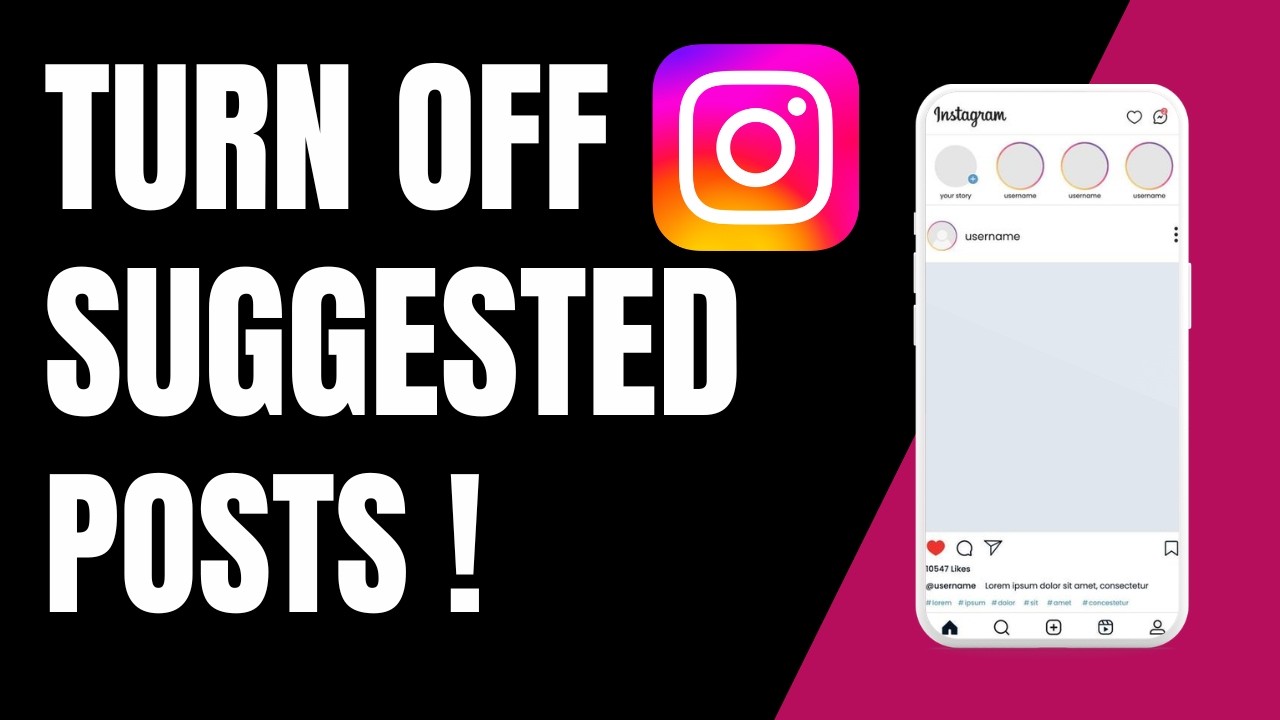 How to Turn Off Instagram Suggested Posts !