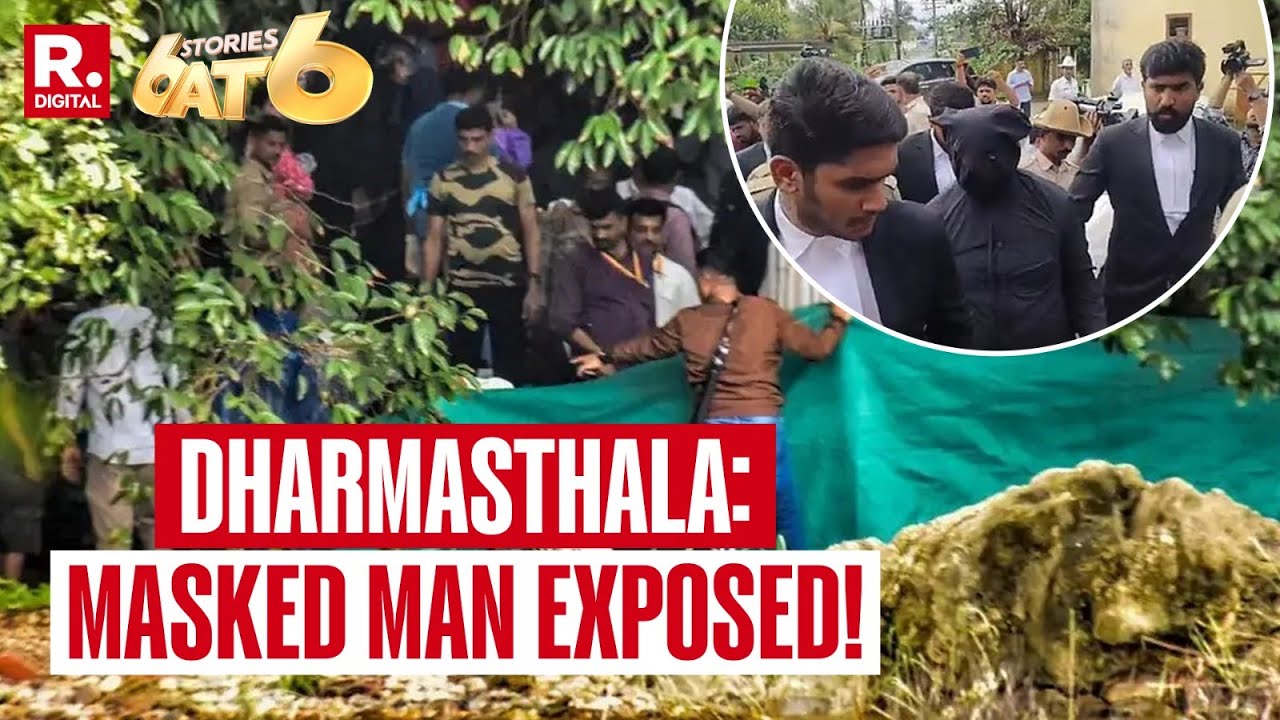 6 Stories At 6: Dharmasthala Hoax Exposed |No More Feeding Strays Dogs | Ex Sri Lankan Prez Arrested