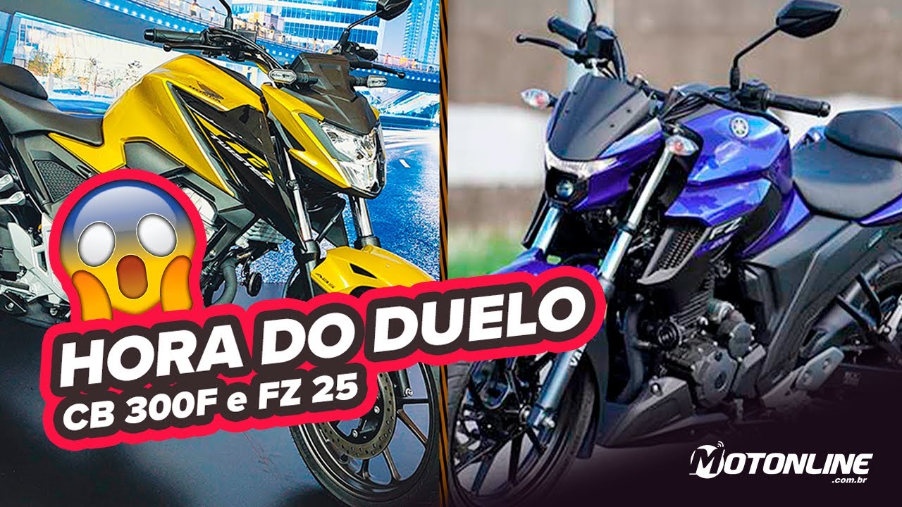 DEU GOLEADA? COMPARATIVO CB 300F E FZ 25; Qual a melhor entre Twister e Fazer 250