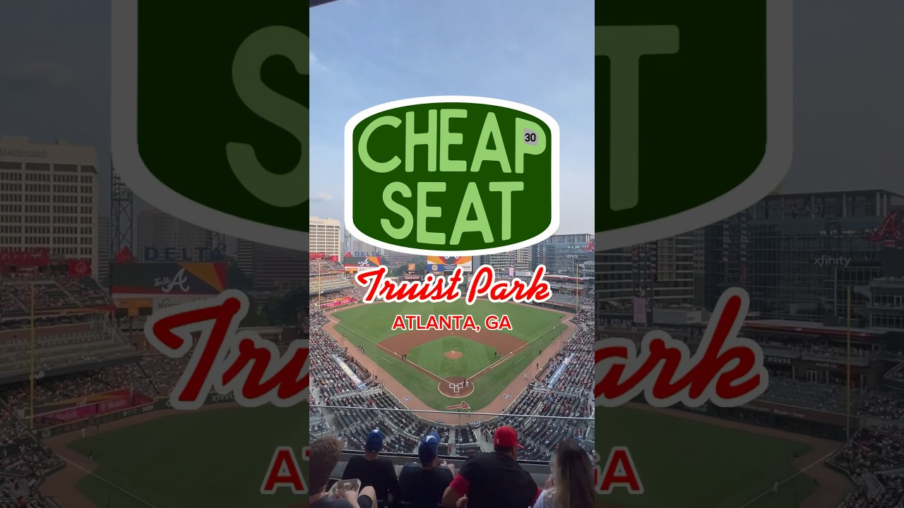 Дешевое место: Truist Park, домашний стадион Atlanta Braves #mlb #бейсбол #ballpark
