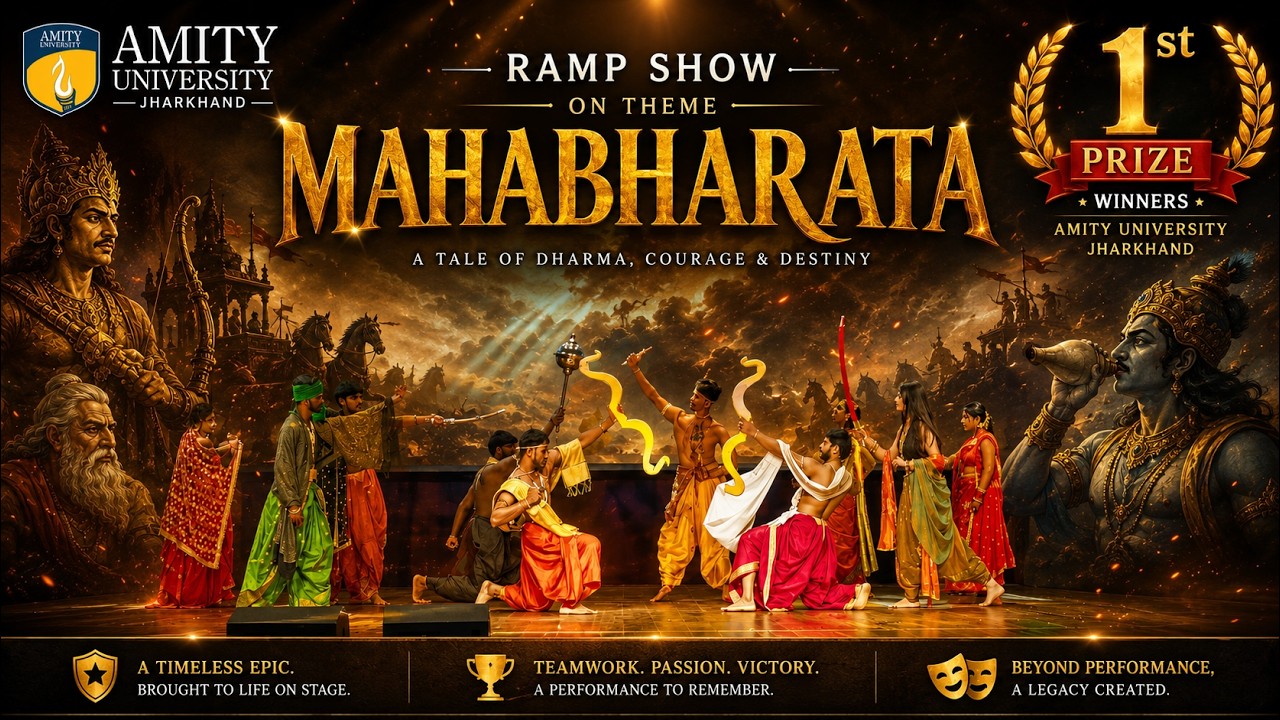 Mahabharata Ramp Show🔥 1st Runner Up Competition🏆 AMITY UNIVERSITY | Chhavi Singh