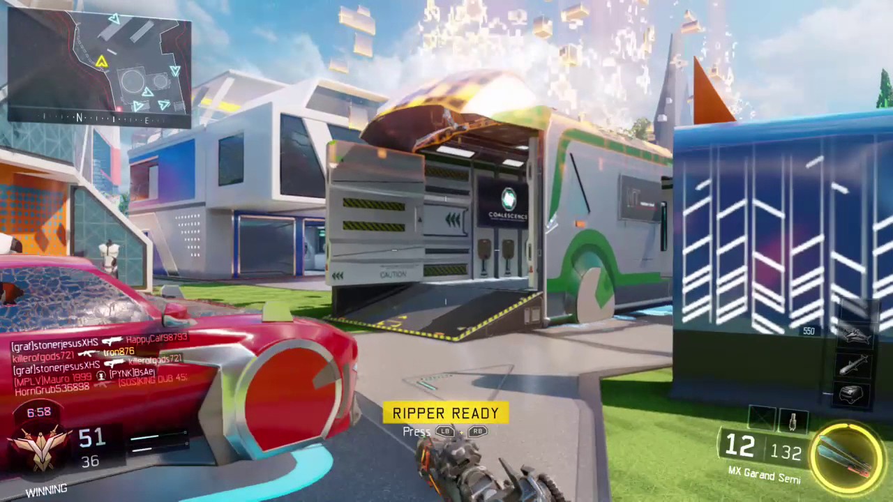 MX Garand (DLC weapon) bo3 gameplay.
