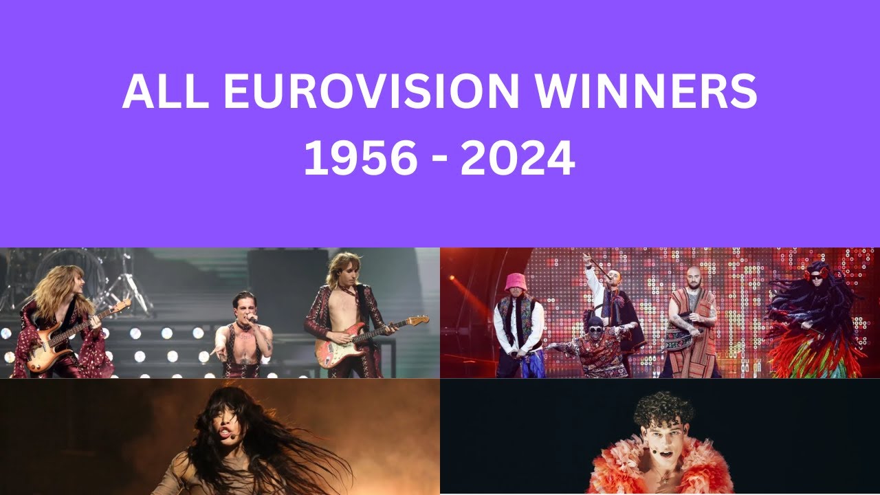 ALL EUROVISION WINNERS | 1956-2024