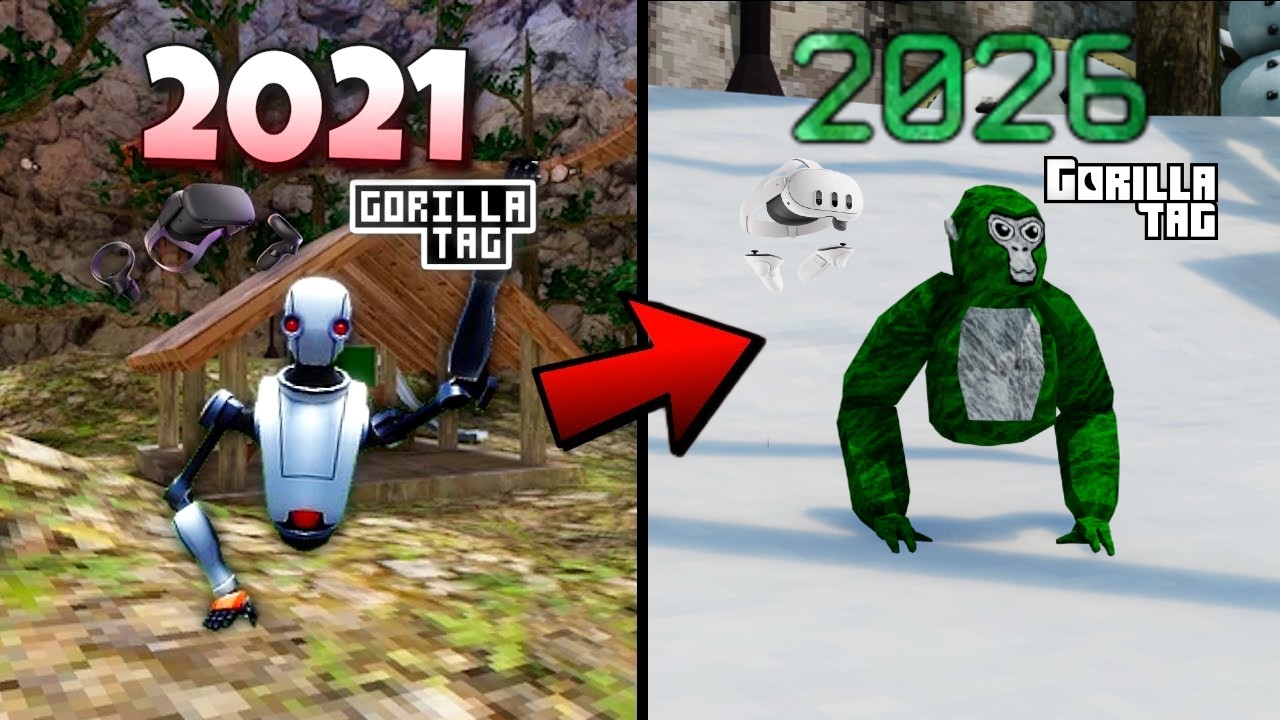 I Went Back In Time To OG Updates In Gorilla Tag!