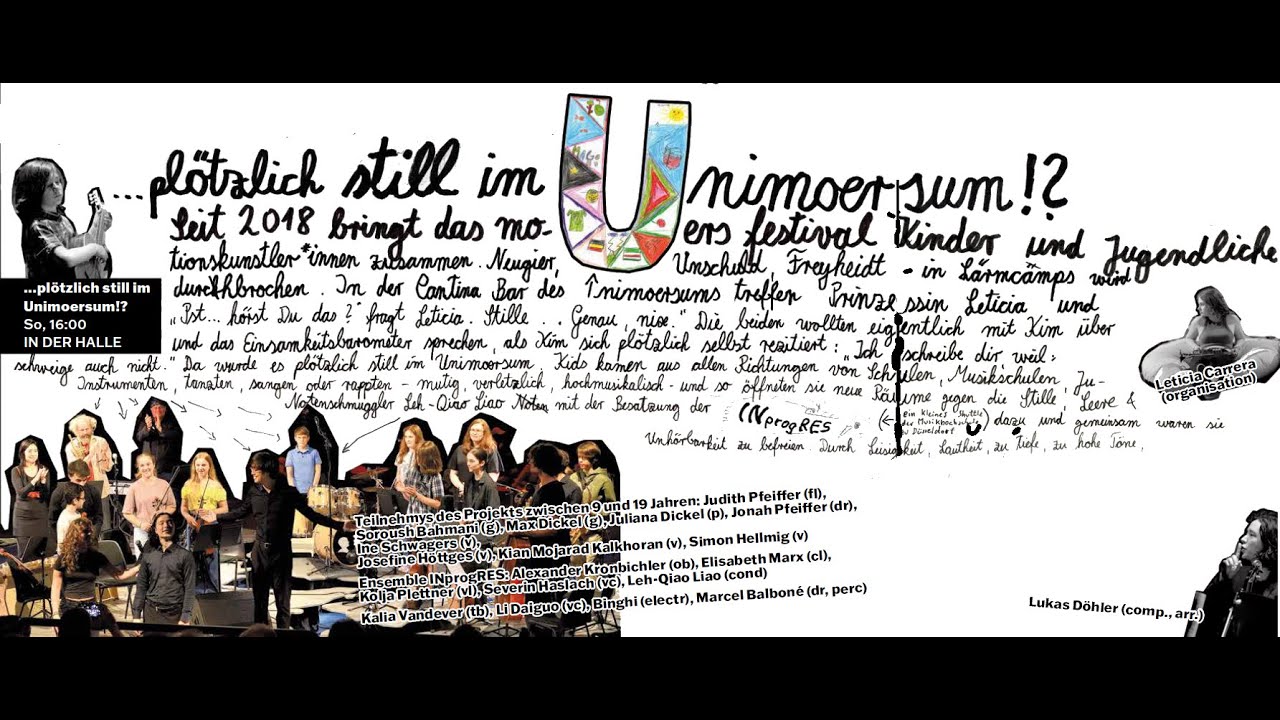 Jugend-Workshop Pfingsten 2025 »Still im Unimoersum« | Jazzfestival Moers