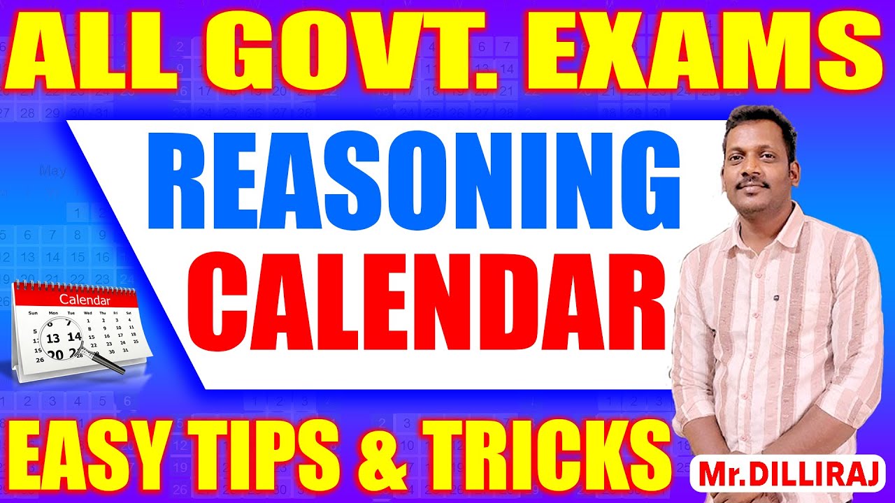 CALENDAR TRICKS இதோ !!! Find the Day of the given Date | Logical Reasoning Tricks