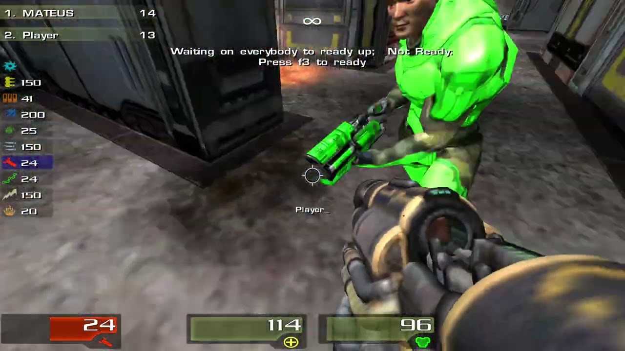 QUAKE 4 - GAMEPLAY MULTIPLAYER ONLINE - MATEUS 39 SCORE VS PLAYERS - 14/03/2026