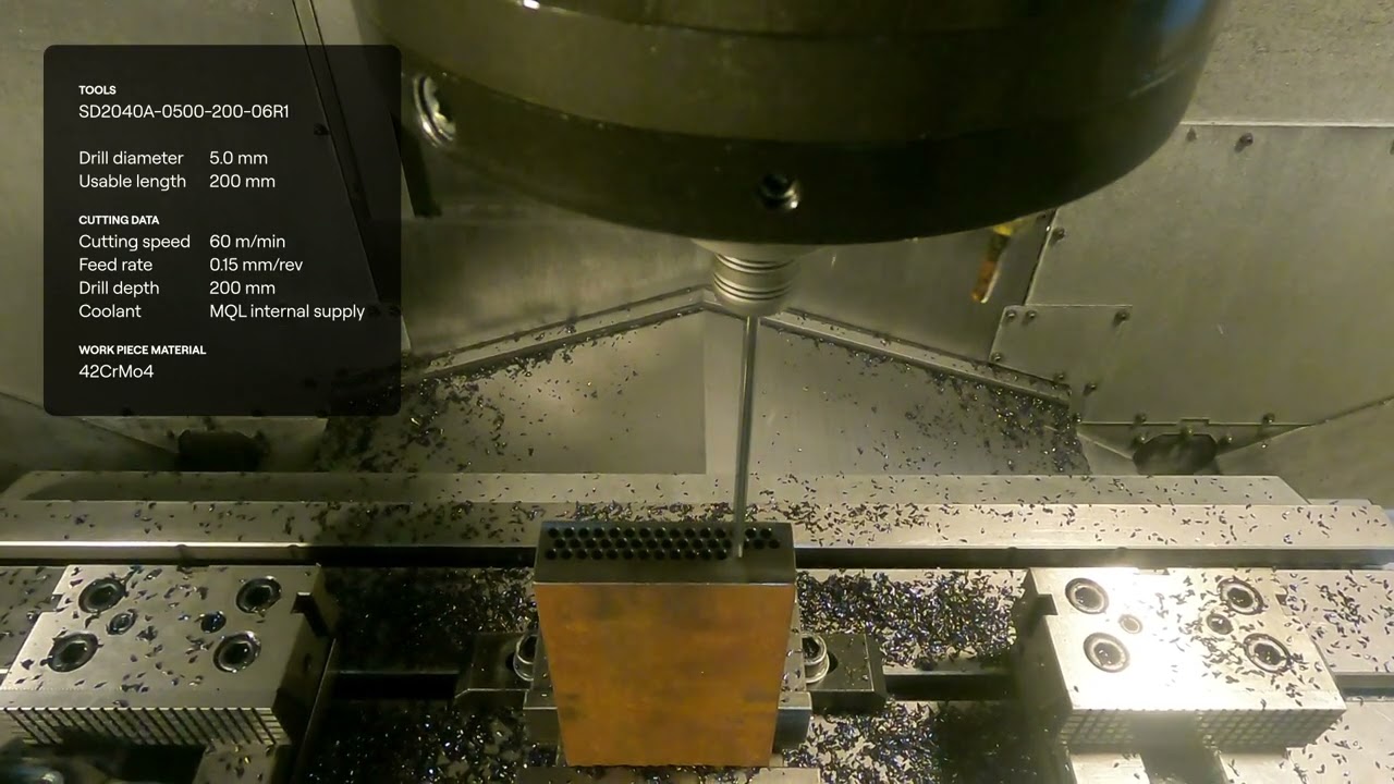 Achieve Perfect Deep Hole Drilling with Seco X-Tra Long Solid Carbide Drill | Seco Tools