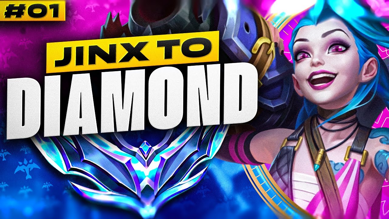 How to Play Jinx in Low Elo - Jinx Unranked to Diamond #1 | Jinx ADC Gameplay Guide