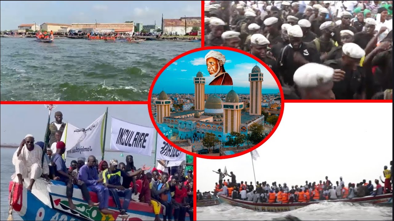 Gamou Kaolack : L'arrivée spectaculaire des pirogues des îles du Saloum à Médina Baye