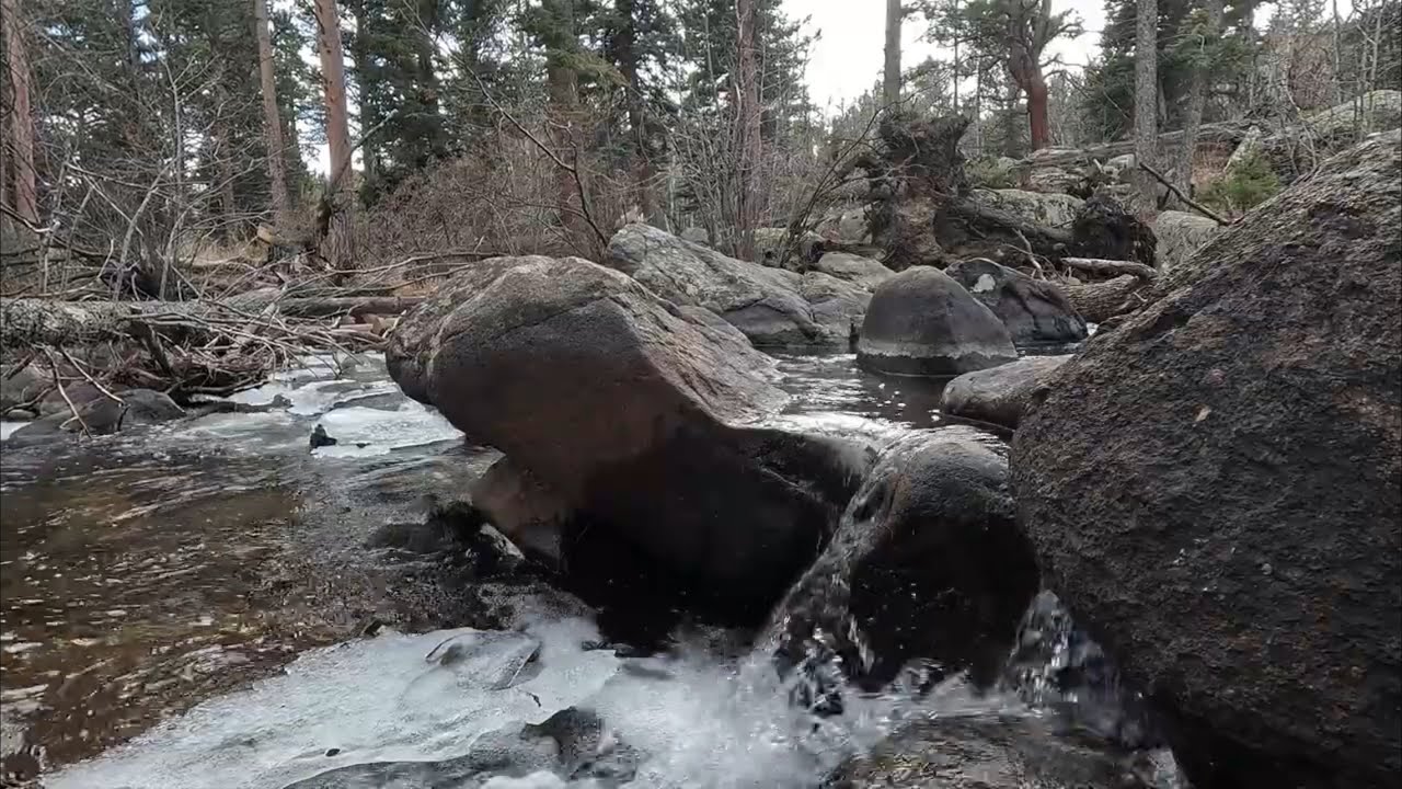 3 Hours | Rocky Mountain National Park River Sounds for Deep Sleep & Relaxation (No Music, 4K)