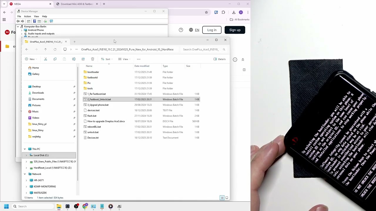 Как установить глобальную прошивку? OnePlus Ace 3 / OnePlus 12R (конверсия под китайскую прошивку)