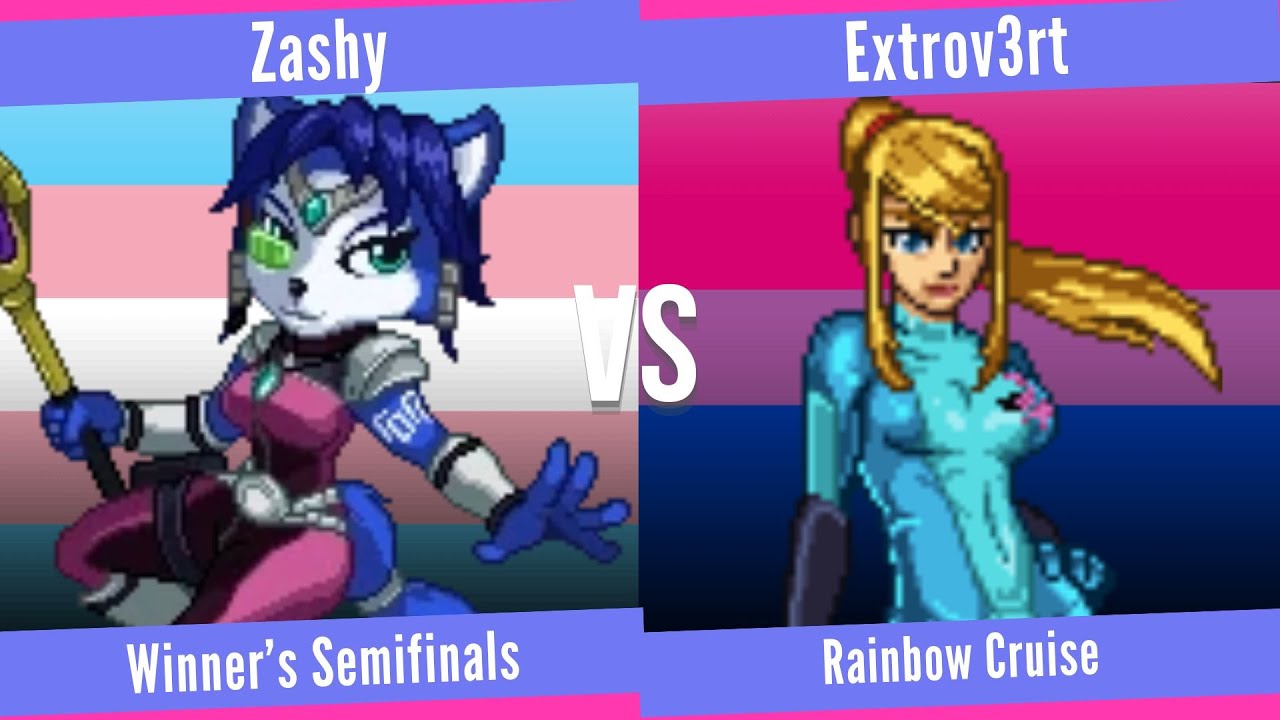 Zashy (Krystal, Fox) vs. Extrov3rt (ZSS) - Winner's Semifinals - Rainbow Cruise