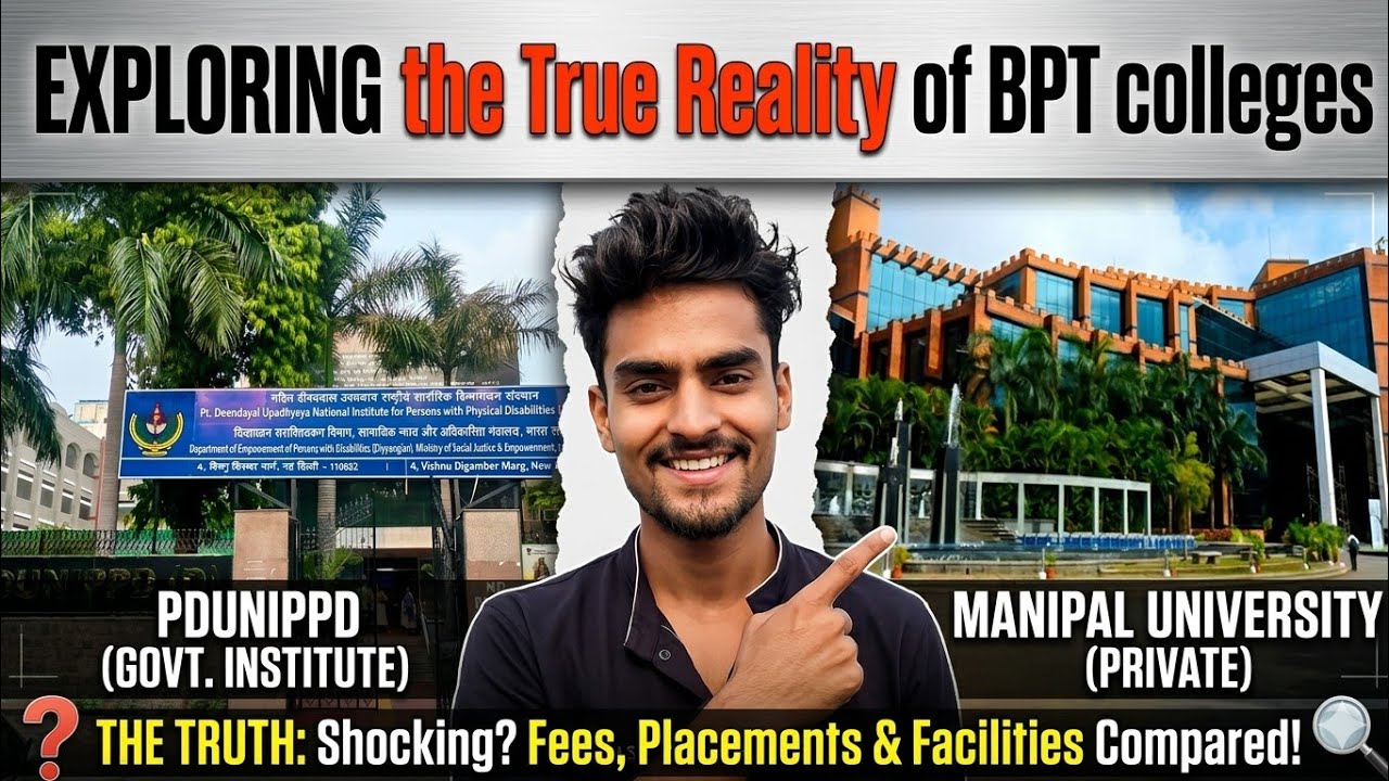 *2026 physiotherapy  GOVT V/S PRIVATE College - Which is better for #bpt 