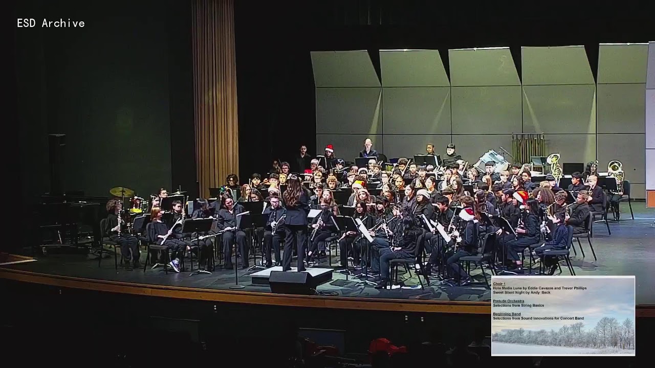 Eisenhower MS Band/Orch/Choir Winter Concert Part 1
