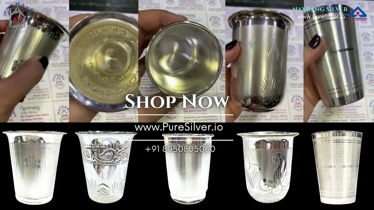 Pure Silver Glass Designs [Price & Weight] at www.PureSilver.io | Insured Shipping Worldwide