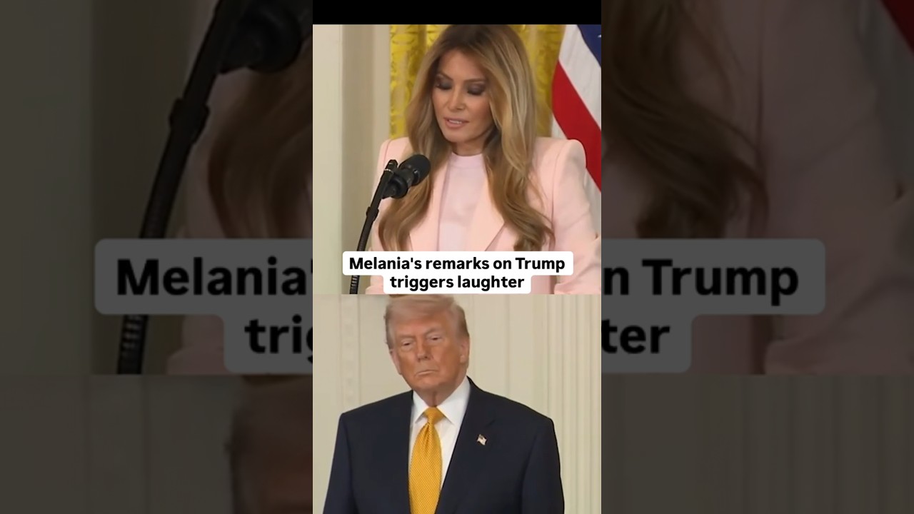 ВИРУСНОЕ ВИДЕО | Посмотрите на выражение лица Трампа, когда Мелания его хвалит | #trump #viral #v...